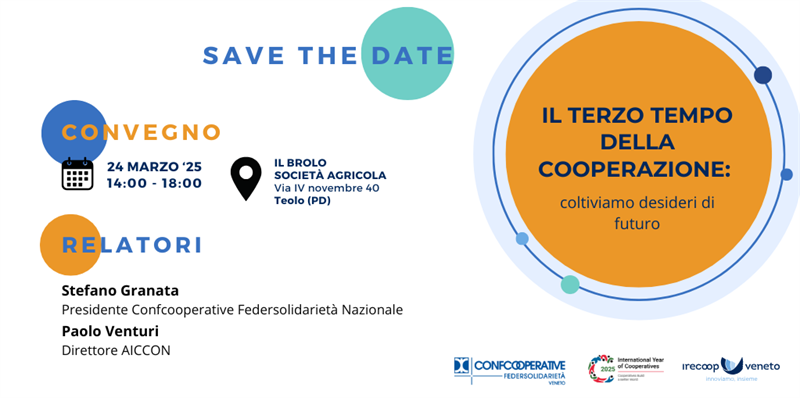 convegno - IL TERZO TEMPO DELLA COOPERAZIONE: coltiviamo desideri di futuro