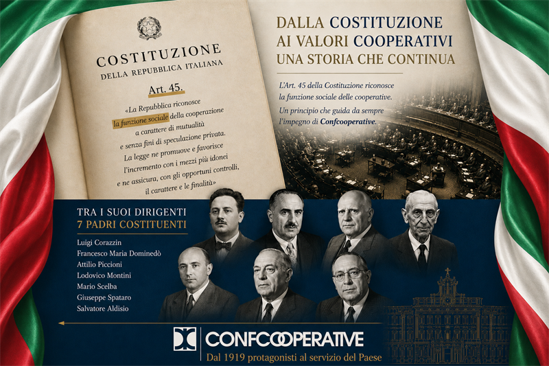 Speciale 2 giugno, Gardini «Radici comuni: ben 7 padri costituenti tra i primi dirigenti»