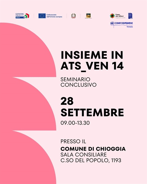 Progetto INSIEME in ATS VEN 14: l'evento di chiusura a Chioggia