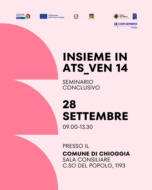 Progetto INSIEME in ATS VEN 14: l'evento di chiusura a Chioggia